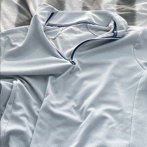 Vineyard Vines Blue Striped Quarter-Zip